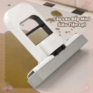 Cây lau mini đa năng tự vắt màu đen